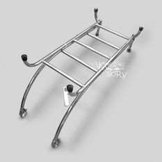 REAR LADDER FOR ROOF RACK SPLIT AND LATE BUS 1956 - 79 POLISH STAINLESS 304