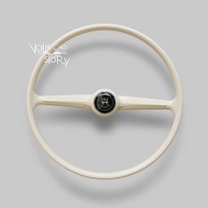 STEERING WHEEL IVORY 450 MM WITH HORN BUTTON