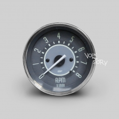 ISP WEST 8000 RPM TACHOMETER | VINTAGE SERIES | BEIGE | 80 MM