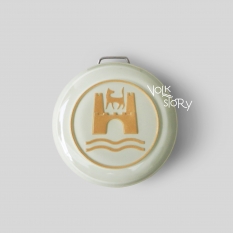 HORN BUTTON | IVORY GOLD